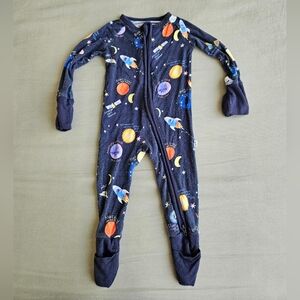 Little Sleepies Navy Space Adventure Footie